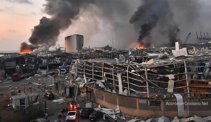 Explosión en puerto de Beirut, Líbano