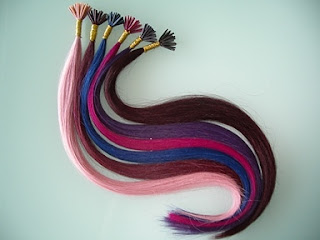 some color of hair extensions