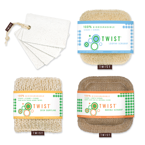 Twist Sponges are eco-friendly and chic