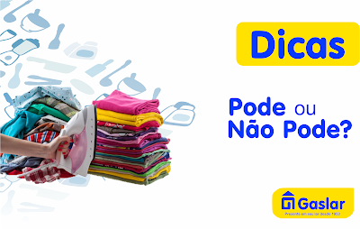 Dicas Gaslar: Ferro de passar roupa