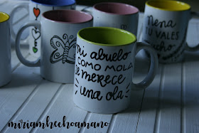 taza pintada a mano