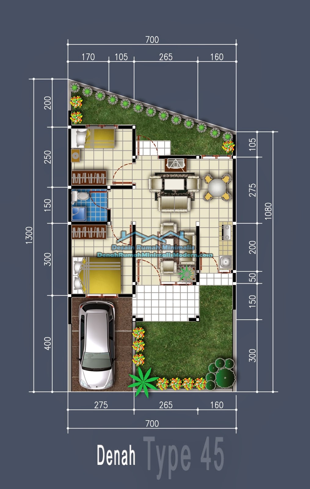 Saiful Pamungkas Desain Inovatif Rumah Type 70