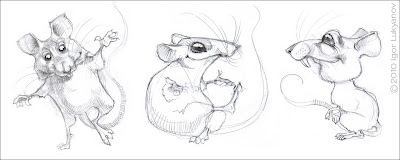 cute cartoon mice characters (drawing of a cartoon mouse)