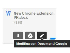 modifica allegati Office in gmail