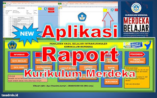 Aplikasi Raport Kurikulum Merdeka Excel