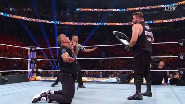 WWE SummerSlam 2019 Results: Kevin Owens vs Shane McMahon 