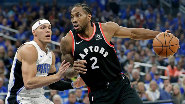 Leonard scores 34, Raptors top Magic 107-85 for 3-1 lead