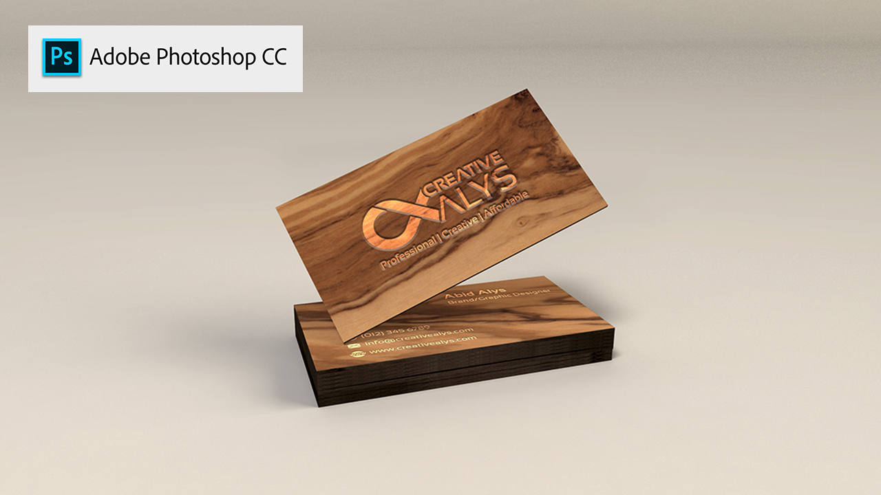 Download Business Card PSD Mockup | Photoshop Tutorial