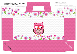 Pink Owl: Free Printable Suitcase Favor Box. 