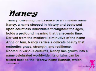 meaning of the name "Nancy"