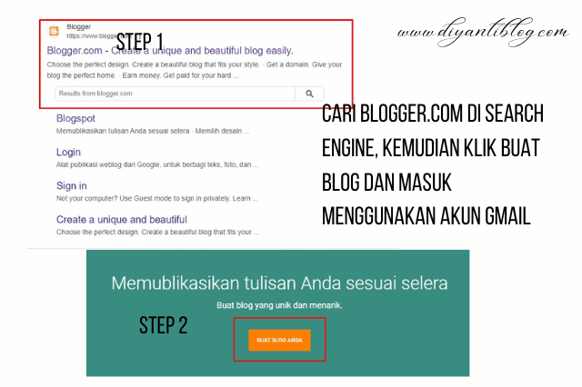 buat akun blog