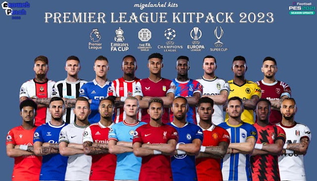 Premi̇er League Kitpack Season 2022-2023 For eFootball PES 2021