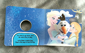 small frozen olaf finger puppet book