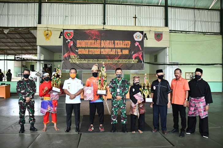 Kodam XIV/Hasanuddin Menggelar Festival Pencak Silat Dalam Rangka Komsos Kreatif