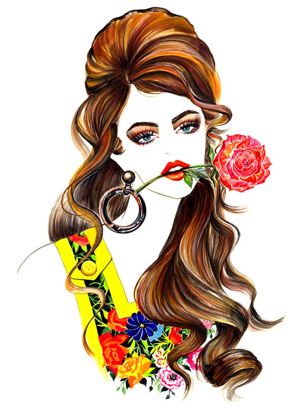 Beautiful Fashion Illustrations by Sunny Gu