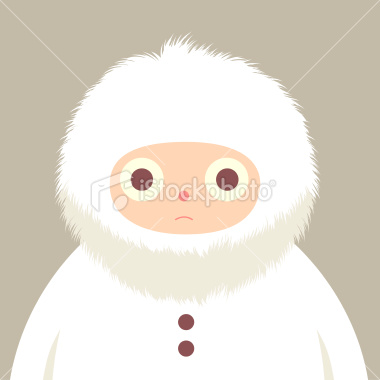 Cartoon Girl Eskimo. We#39;ve all been there.