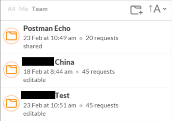 Postman Get Team APIs