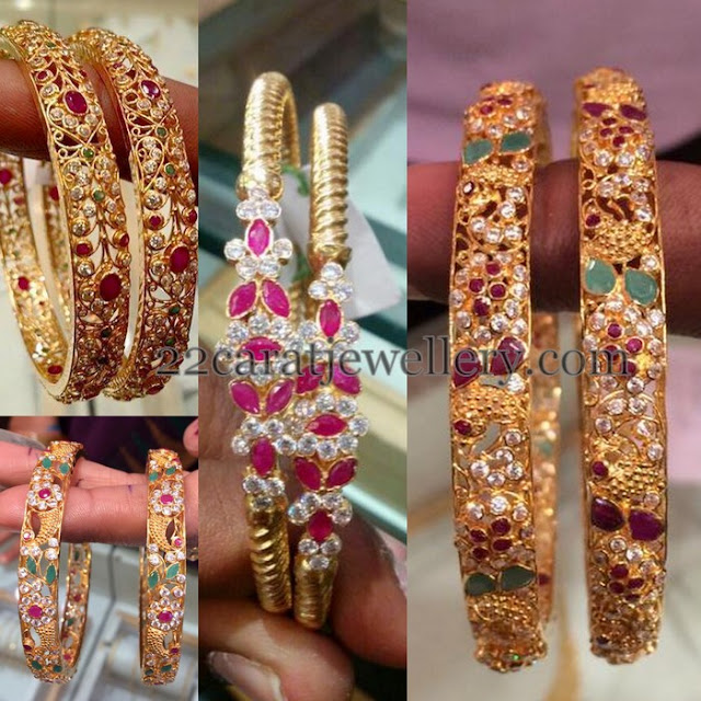 Cubic Zircon Stones Bangles