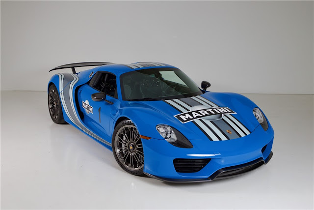 Porsche 918 Martini in Voodoo Blue - #Porsche #Martini #VoodooBlue #tuning #supercar