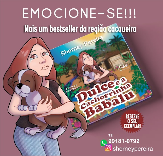DULCE E A CACHORRINHA BABALU - PEÇA PELO ZAP 99181-0792
