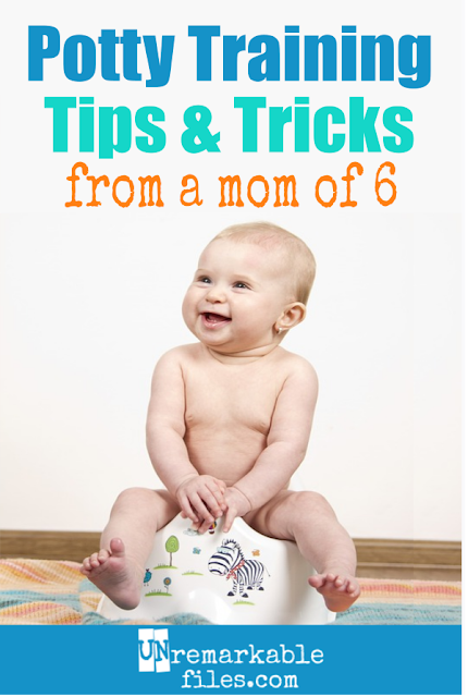 With 6 kids, I feel like I’ve attained potty training expert status. Here are my thoughts on potty training methods and books, when to start potty training your toddler, a few important things that will be critical to potty training success, which tips and hacks work (and which ones don’t.) and night time toilet training. #pottytraining #toddlers #toilettraining #parenting #unremarkablefiles