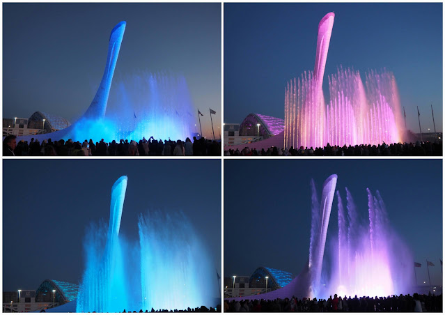Сочи, Олимпийский парк – цветомузыкальный фонтан