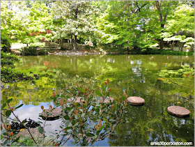 Stepping Stones en el Fort Worth Japanese Garden