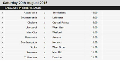 Inilah Jadwal Lengkap Liga Inggris EPL 2015-2016