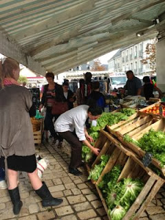 The market in Beaugency