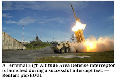 US military deploys Thaad anti-missile defence system in S.Korea
