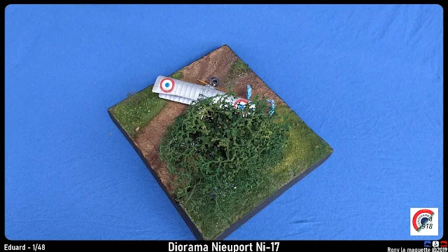 Diorama Nieuport Ni-17 d’Eduard au 1/48