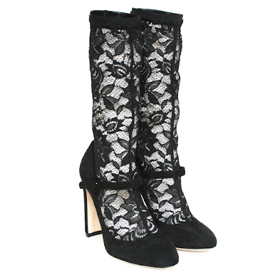 dolce gabbana lace boots