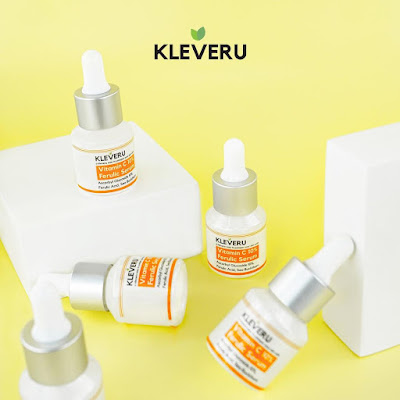 Cara penggunaan KLEVERU Vitamin C 10% Ferulic Serum