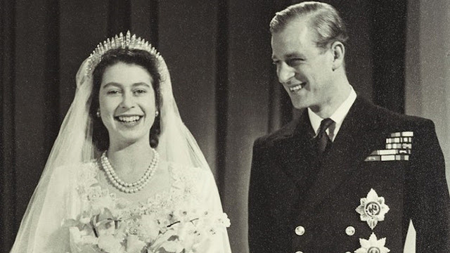 Casamento da rainha Elizabeth II e príncipe Filipe.