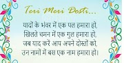 Love Shayari in Hindi - Friendship Shayari