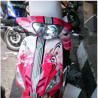 modifikasi stiker motor mio