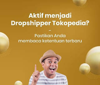 internal dropship Tokopedia dilarang.