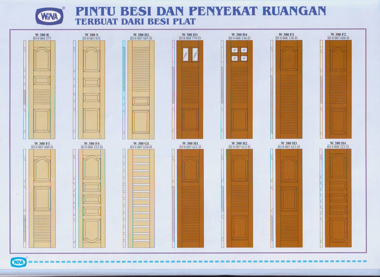 type pintu besi Wina