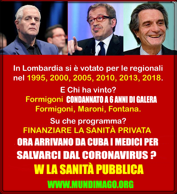 Atterrano oggi a Milano 65 cubani: medici, infermieri, tecnici specializzati inviati dal proprio Paese ad aiutare l’Italia contro il Coronavirus.