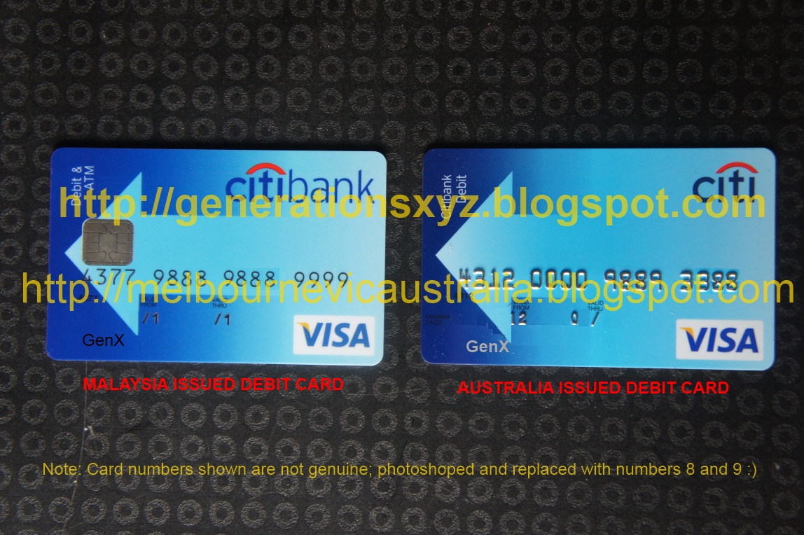 Melbourne Victoria Australia: Free Visa and MasterCard Debit Cards From Australia Banks