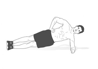 Rutina para Abdominales, Contracción de Oblicuos