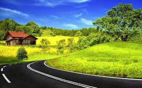 curve road wallpaper