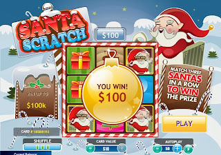 Free Santa Scratch Card