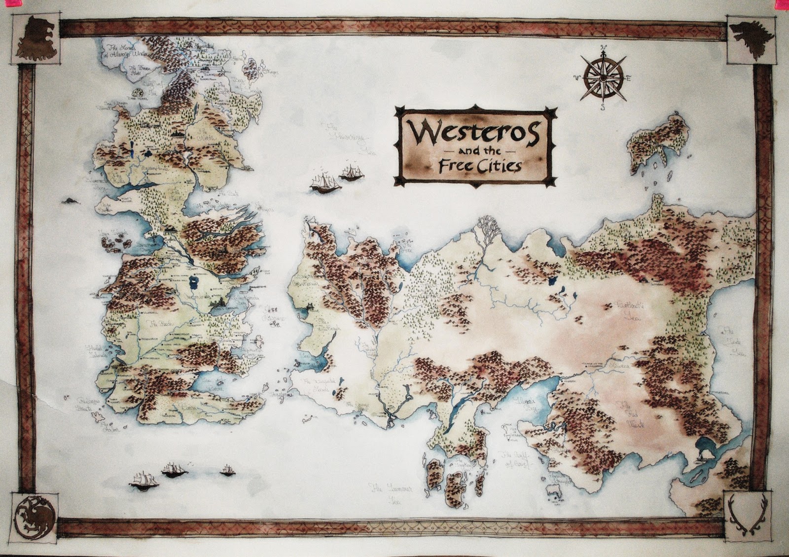Loredanamicu Lomi Game Of Thrones Map Westeros And The