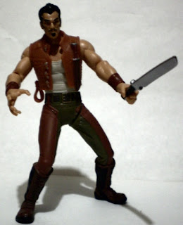 Kraven action figure with bullwhip swinging action