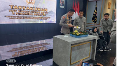 Memperingati HUT Humas Polri ke 71 Tahun, Polresta Malang Kota Gelar Tasyakuran Bersama Netizen Dan Awak Media