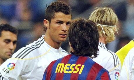 messi vs ronaldo real madrid. Messi vs Ronaldo