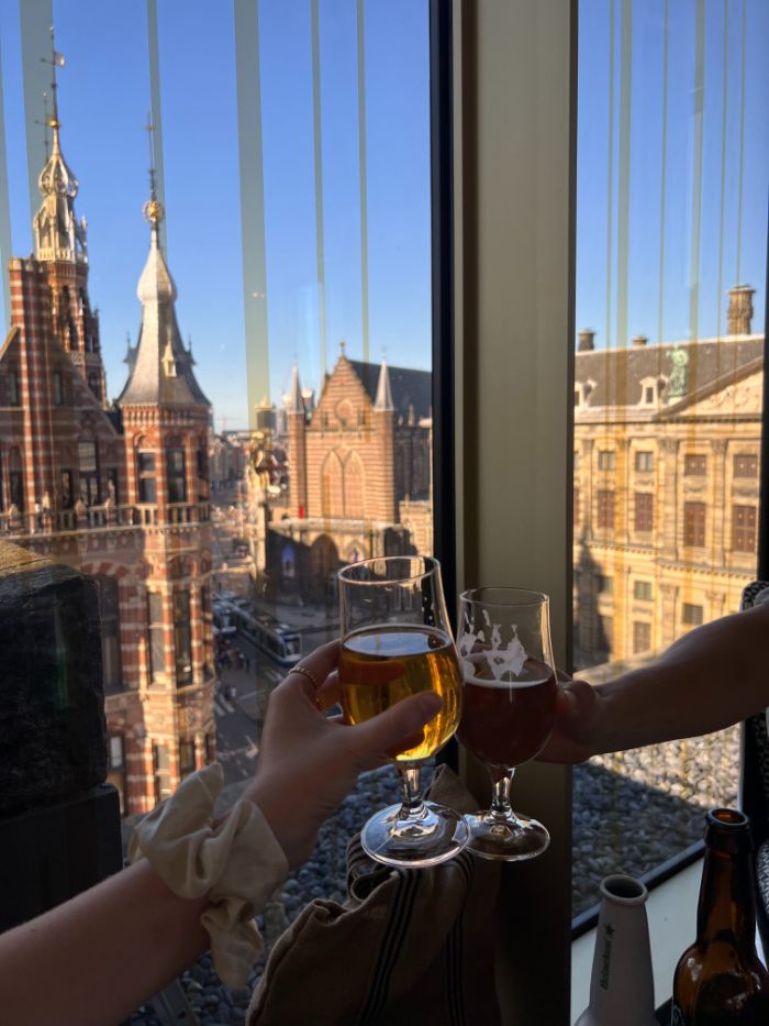 Visiting A Rooftop Bar In Amsterdam - W Lounge Review