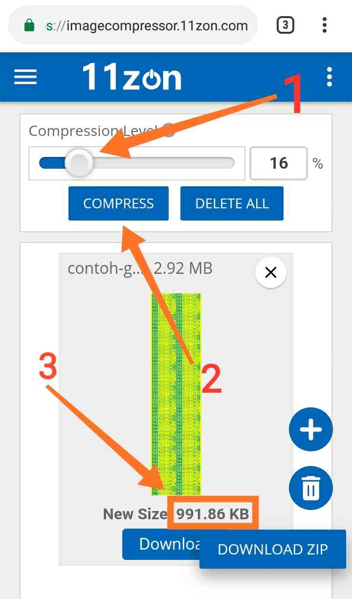 Cara Mengubah Ukuran Gambar menjadi 1 MB tanpa Aplikasi di HP Android dan iPhone - Langkah #4