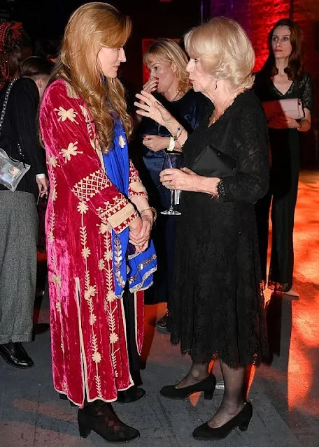 Camilla, Queen Consort met with British actor Natascha McElhone, Irish writer Claire Keegan and English singer-songwriter Dua Lipa